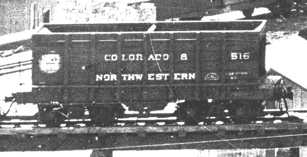 Hopper car number 516.