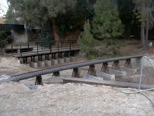 two low trestles