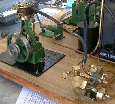 vertical and v-twin steam engines