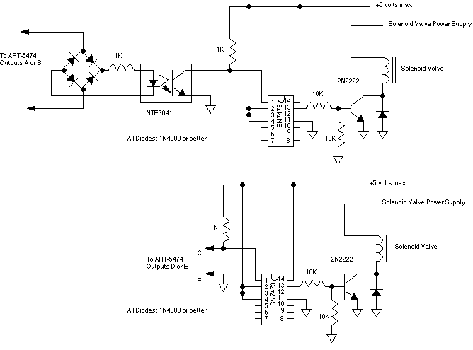 schematic diagram of Del Aire drivers