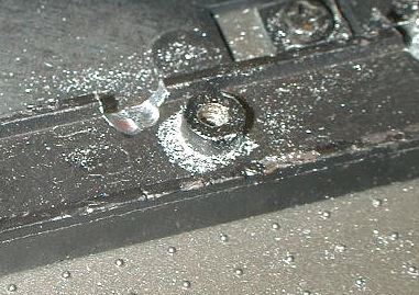 detail photo of trimmed frame