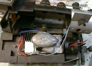 photo of dcc install in the 0-4-0