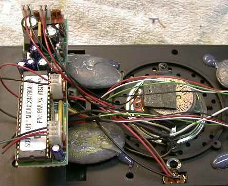 photo of dallee sound board in slopeback tender