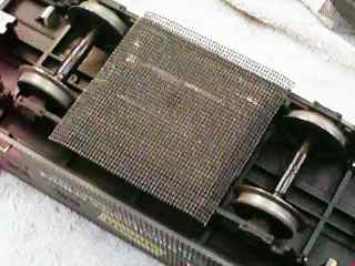 modified Aristo track cleaning car