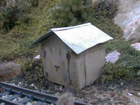 aged tin shack