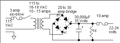 simple power supply schematic