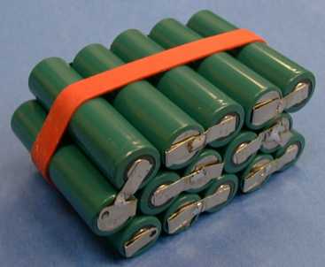 unwrapped battery pack
