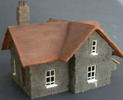 finished farmhouse back