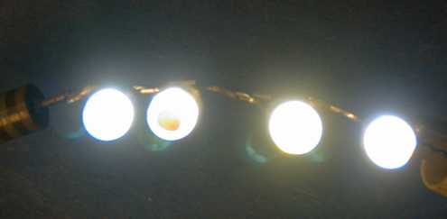 painted LEDs