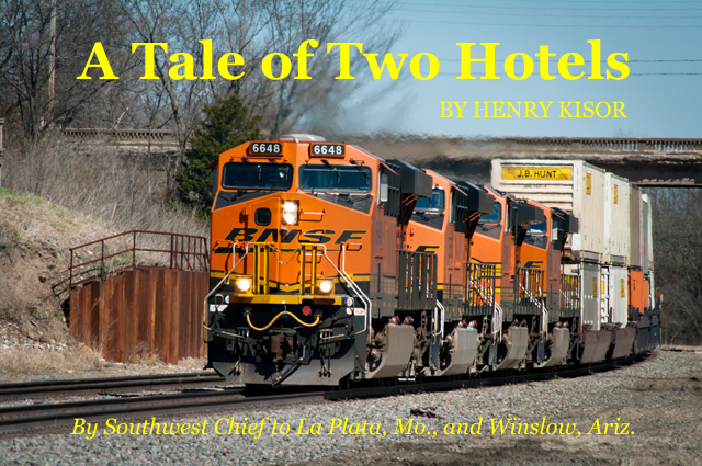 BNSF stack train at La Plata, MO