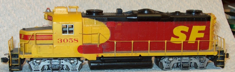 ATSF 3058 Kodachrome GP20 model