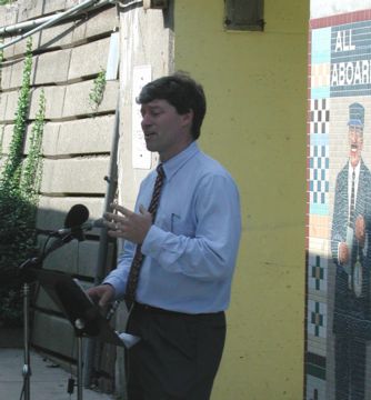 Sierra Club leader Brett Hulsy urges K-R-M trains