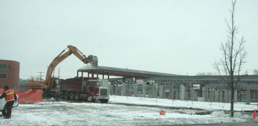 Work continues, even in January cold