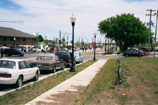 From one block west, Kenosha Transit Center