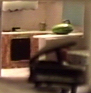 kitchen has custom made cabinets, sink, stove and oven,