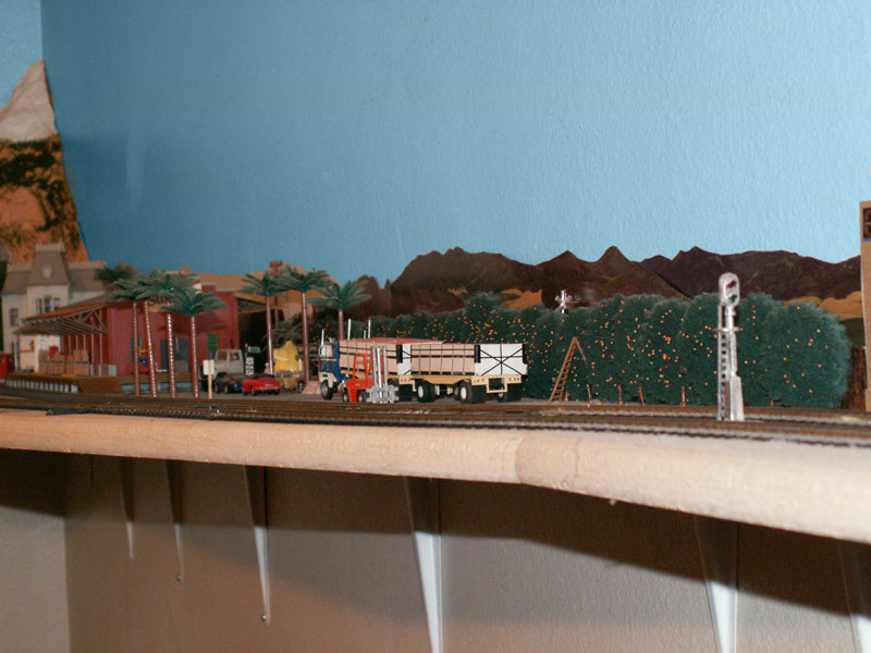 The Sunkist packing house is located in the orange groves of Highland