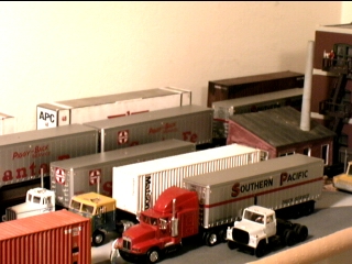 constant line of trucks around the clock makes this a busy place