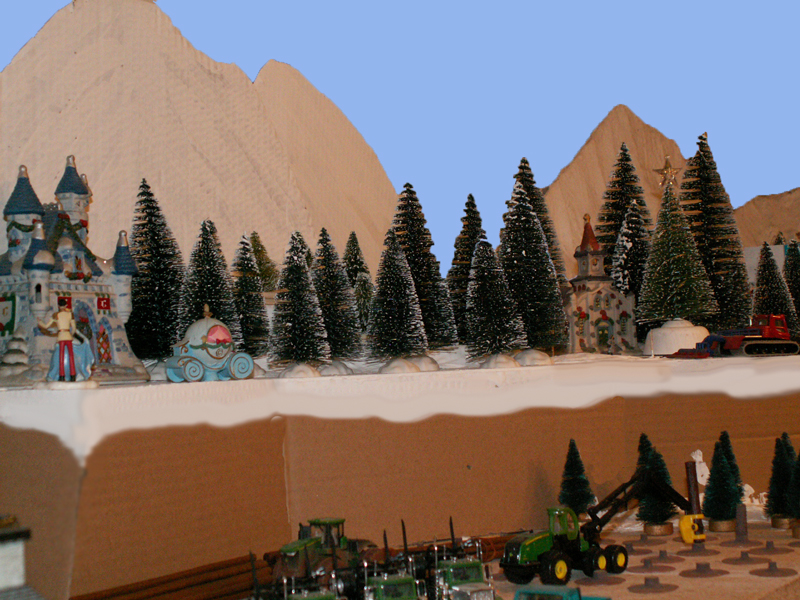 Crooked River Lumber Company clear cuts the lower hills