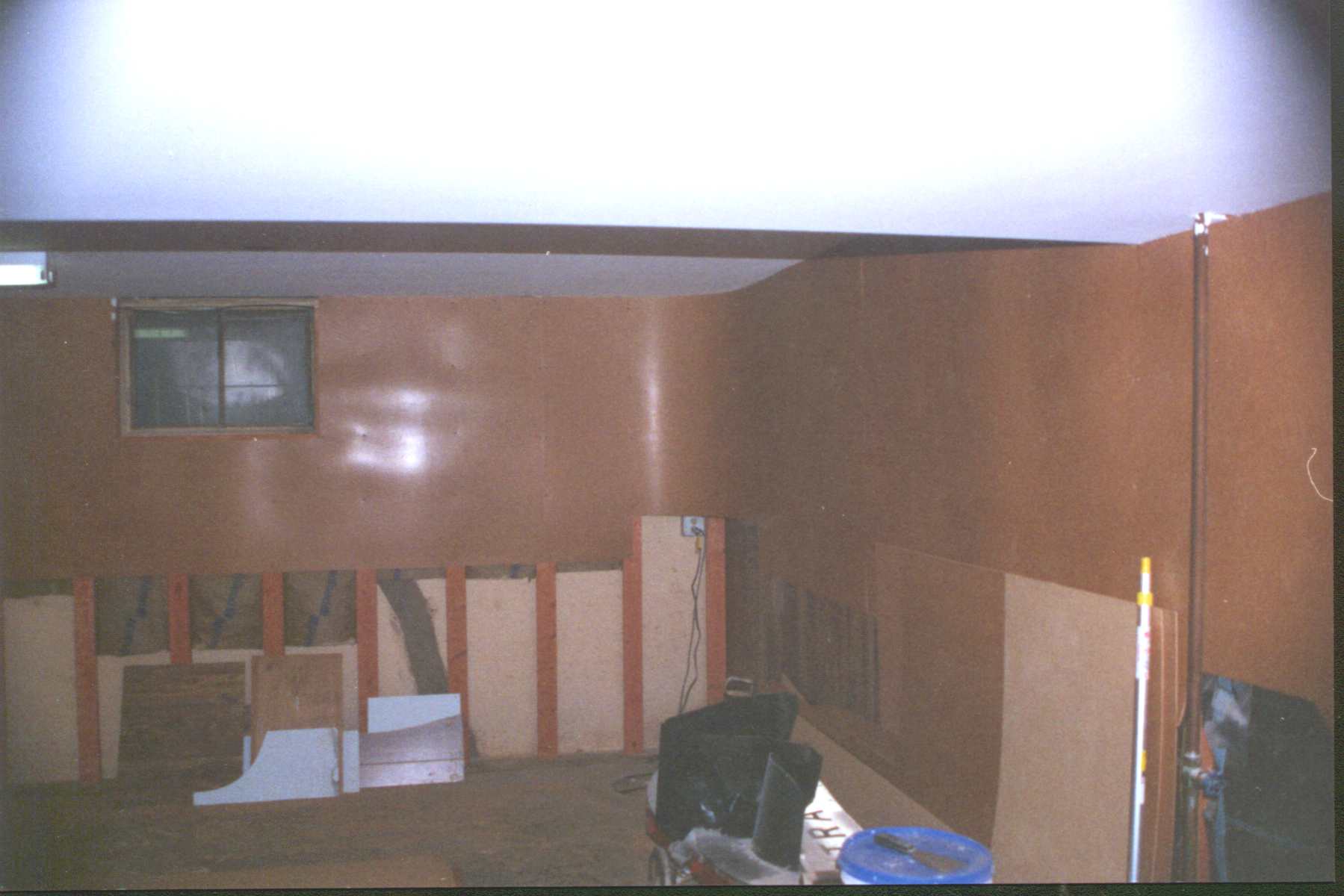 S.W. corner of the new room
