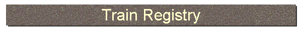 Train Registry