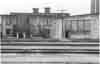 Boilerhouse at left with air reservoirs in front. Pit 1 of house at right