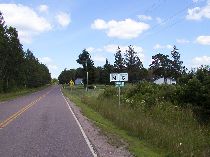 Heading East on county hwy M approaching Arnold