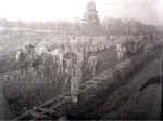 Laying track in Holcombe railroad yard