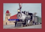 railroad painting entitled Old down Departure