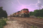 BNSF 968 WEST AT MATFIELD GREEN JUNE 1997