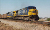 CSX 106 NEAR ATLANTA, GEORGIA IN APRIL 1998