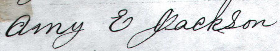 Amy E Jackson 1890