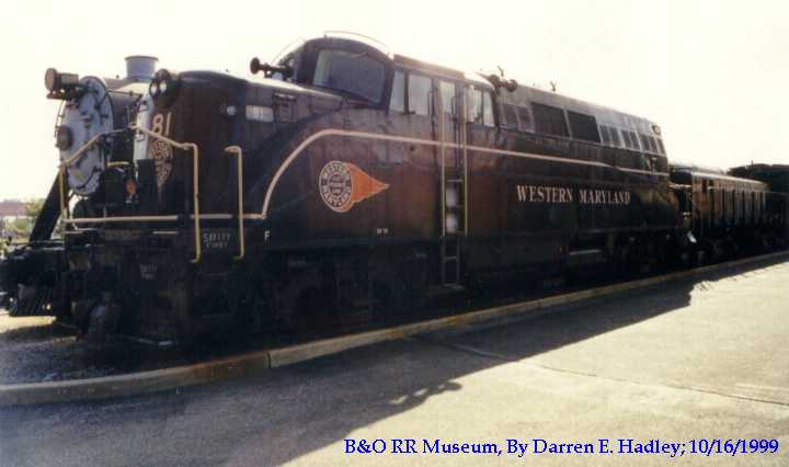 Baltimore & Ohio Museum - Western Maryland #81