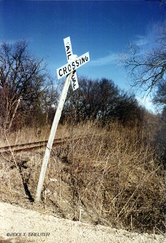 Crossing along the MoPac's Crete branchline