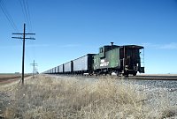 westbound caboose - near Farwell, TX