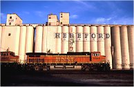 westbound at Hereford, TX