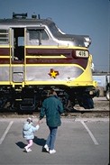 Checking out the Bondo Flyer at Grapevine