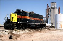 DeBruce's ex-Iowa Interstate geep at Dimmitt, TX
