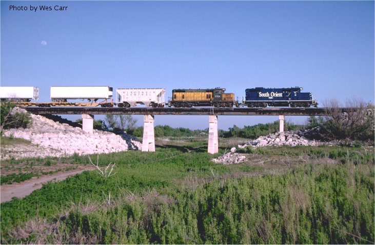 South Orient over Middle Concho River