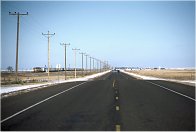 westbound along Hwy 54 east of Conlen, TX