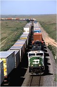 meeting on the double track east of Pampa