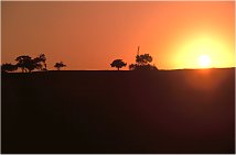 sunset at Metro
