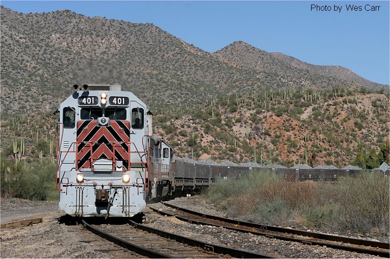 Copper Basin Railway, March 2007