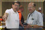 Bruce Fowler discusses TMCC with Lionel rep.