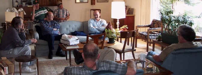 Discussing the business at hand....