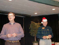 Al Merris and TCA President Merle Perise enjoy the activities.