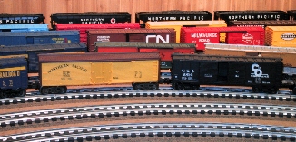 The colorful cars of Gary Trapp's NP land.