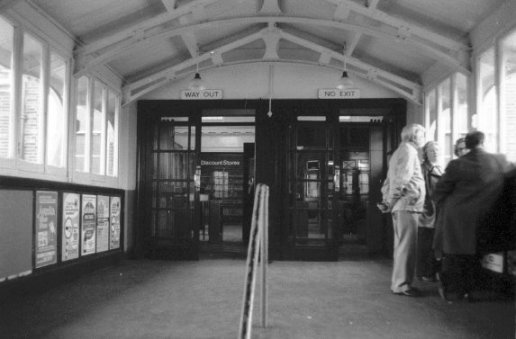 Burnt Oak station footbridge Photograph