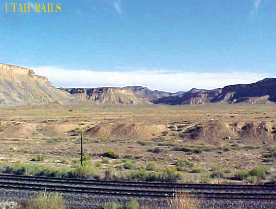 Looking north from Thompson up Sego Canyon.