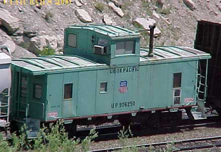 UP caboose at Kyune, UT