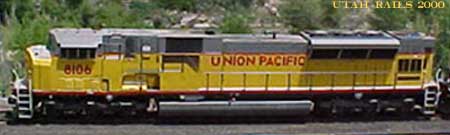 SD90/43AC westbound at Utah Junction, UT 06/29/00